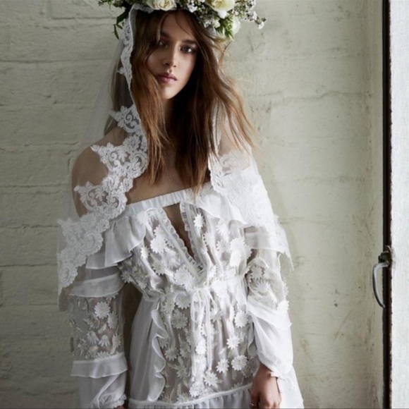 For Love And Lemons Daisy Ruffle Dress
